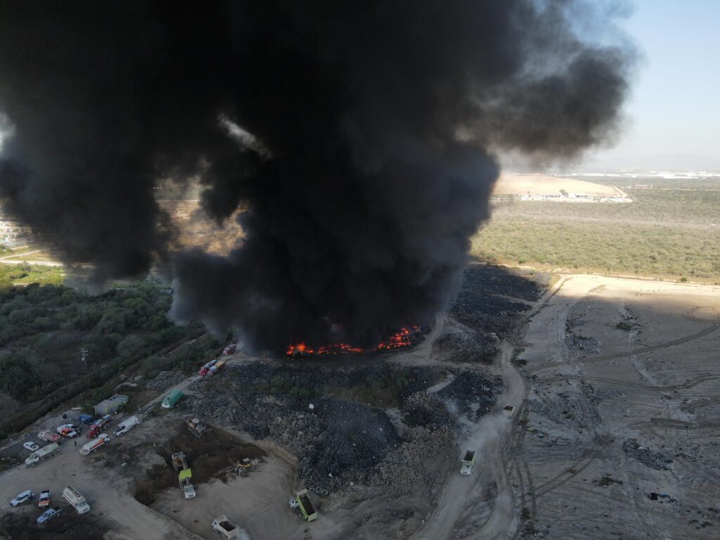 Mala calidad del aire hoy en NL; autoridades atribuyen a incendio