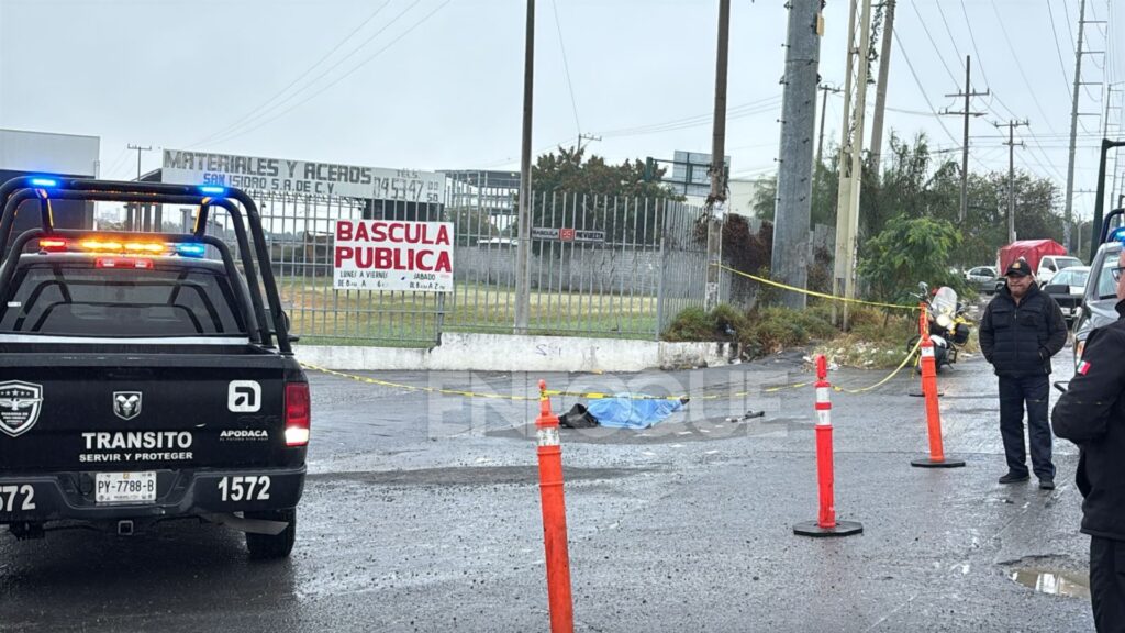 Muere trabajadora atropellada en Apodaca.